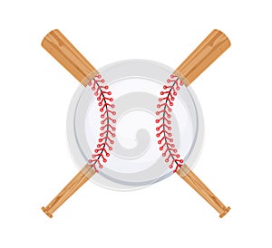 Baseball ball. Baseball Stitches. SoftBall Base Ball. Vector illustration