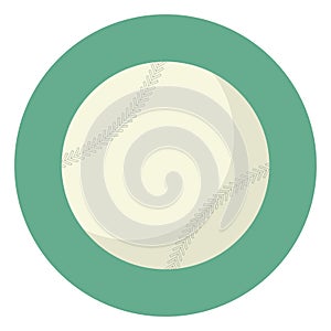 Baseball ball icon isolated illustration vector graphic