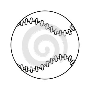 baseball ball sport game thin line