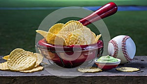 Baseball Bash Essentials. Craft the Ultimate Chip and Dip Lineup for Victory.