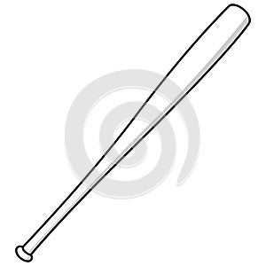 Baseball Bat Illustration