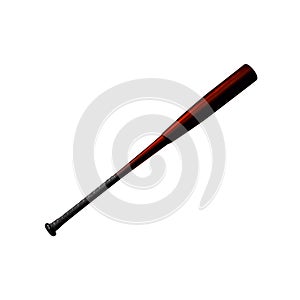 Baseball bat isolated on white