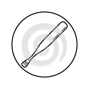 baseball bat. Vector illustration decorative design