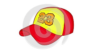 Baseball cap icon animation