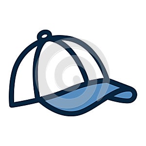 Baseball cap icon. Vector illustration decorative design
