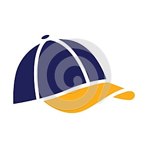 Baseball cap icon. Vector illustration decorative design