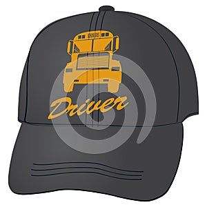 Baseball cap for school bus driver