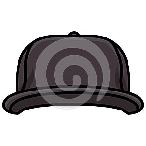 Baseball Cap Snapback Hat Illustration Vector