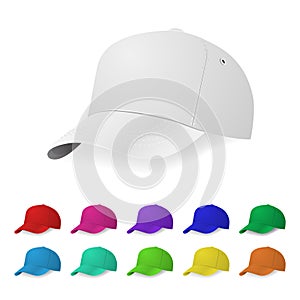 Baseball cap templates
