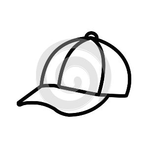 Baseball cap Vector icon which can easily modify or edit photo