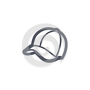 baseball cap. Vector illustration decorative design