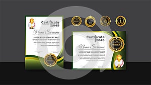 Baseball Certificate Design With Gold Cup Set Vector. baseball. Sports Award Template. Achievement Design. Graduation. Winner