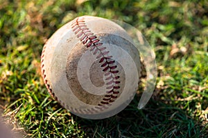 Baseball Close Up on Field