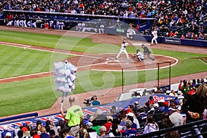 Baseball - Cotton Candy Vendor at the Ball Park