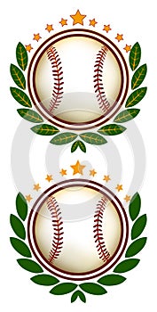 Baseball Crest Illustration