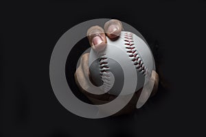 Baseball Curveball Grip