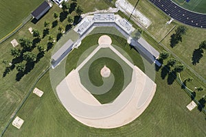 Baseball Diamond Aerial