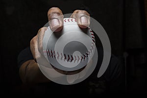 Baseball Fastballl Grip photo