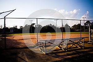 Baseball Field Empty