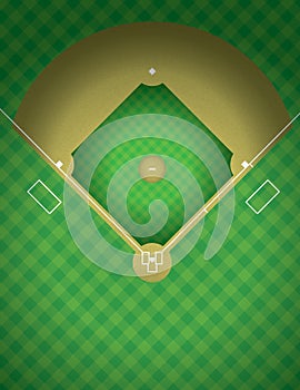 Baseball Field Illustration