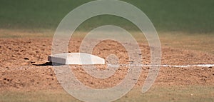 Baseball field second base