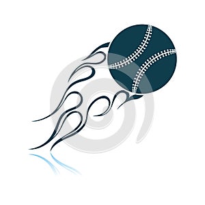 Baseball Fire Ball Icon