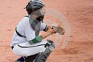 baseball game catcher