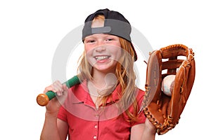 Baseball girl