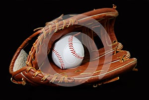 Baseball in Glove