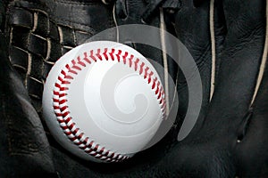 Baseball in Glove