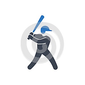 Baseball Hit Icon