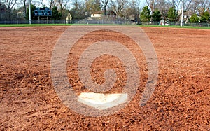 Baseball Home plate (Catcher's View)