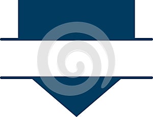 Baseball Home Plate Vector Icon. Vector Template Design. Silhouette. Playing. Home base. Sport