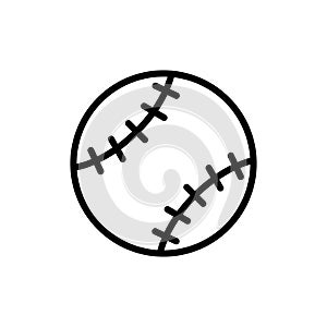 Baseball icon flat vector template design trendy