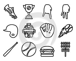 Baseball Icon Set