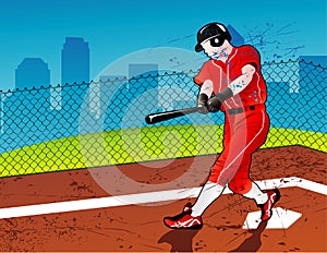 Baseball illustration