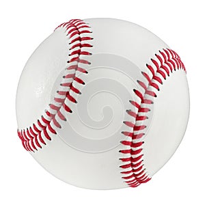 Baseball isolated on a white background with clipping path