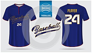 Baseball jersey, sport uniform, raglan t-shirt sport template design. Baseball t-shirt mock up. Front, back view baseball uniform. photo