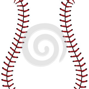 Baseball Lace Background