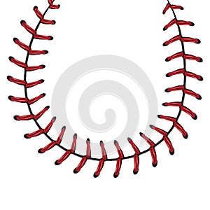 Baseball Lace Background