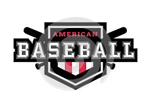 Baseball logo, emblem.