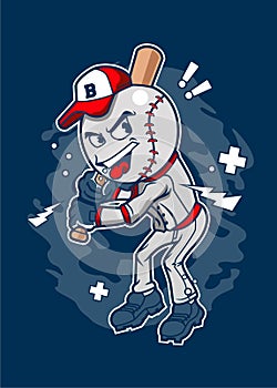 BASEBALL MASCOT