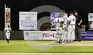 Baseball - Meeting on the Pitchers Mound