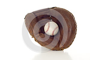 Baseball Mitt and Ball