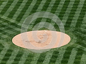 Baseball mound sits empty