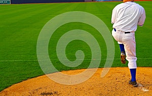 Baseball pitcher photo