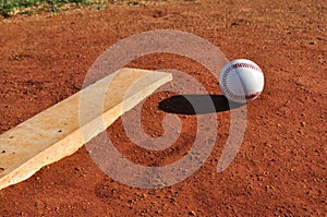 Baseball on the Pitcher's Mound