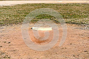 Baseball Pitcher`s Mound Rubber