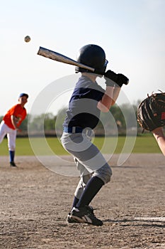 Baseball pitcher throwing ball