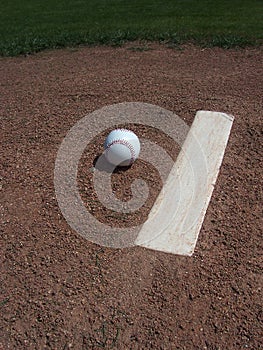 Baseball and Pitchers Mound